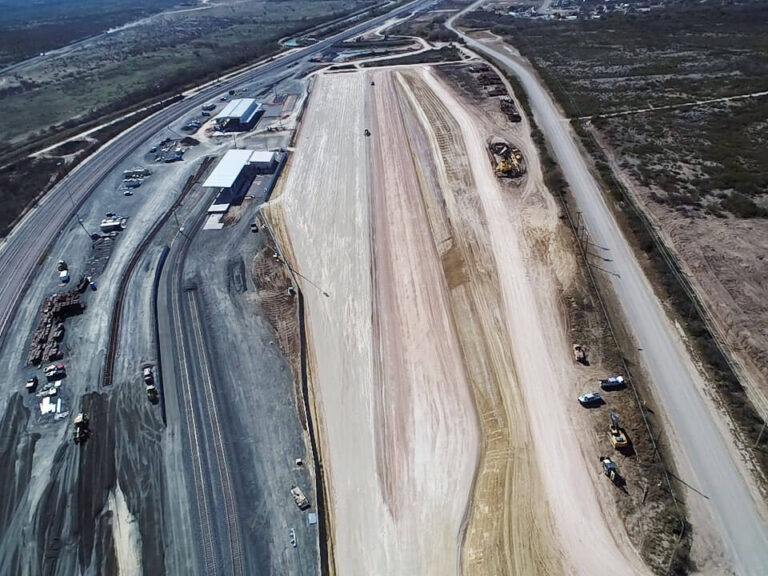 Completed Rail Road Site